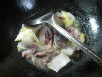 咸肉鸡胗炒白菜的做法步骤10