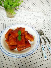 香煎酱油年糕的做法步骤10