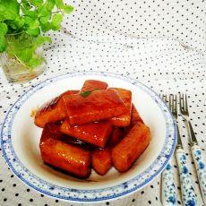 香煎酱油年糕