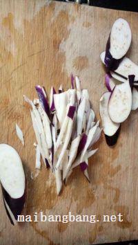 茄丝饼的做法步骤2