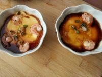 鲜虾蒸蛋的做法步骤7