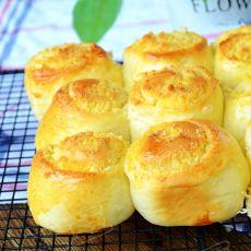 椰蓉面包卷#妙搭新食尚#