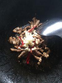 豆角肉丝焖面的做法步骤5