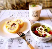 蓝莓酱夹心蛋糕卷的做法步骤21