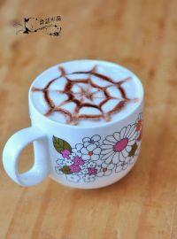 简易拉花咖啡的做法步骤7