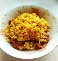 小米蒸肥牛的做法步骤5