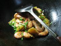 土豆炒鲜虾的做法步骤9