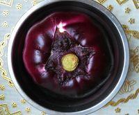 香拌蒸圆茄的做法步骤1