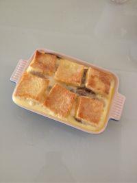 香蕉吐司布丁的做法步骤11