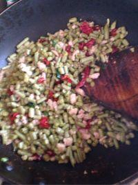 酸豆角炒肉末的做法步骤9