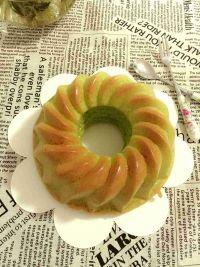 菠菜戚风蛋糕的做法步骤16